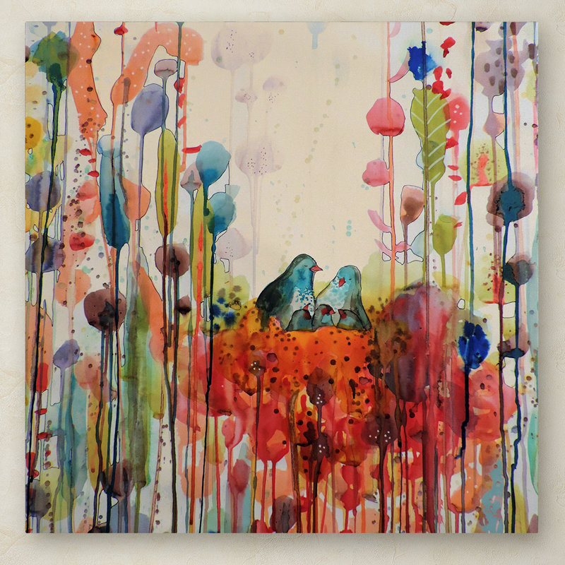 « nest », reproduction sur toile tendue, H 14 po x l 14 po