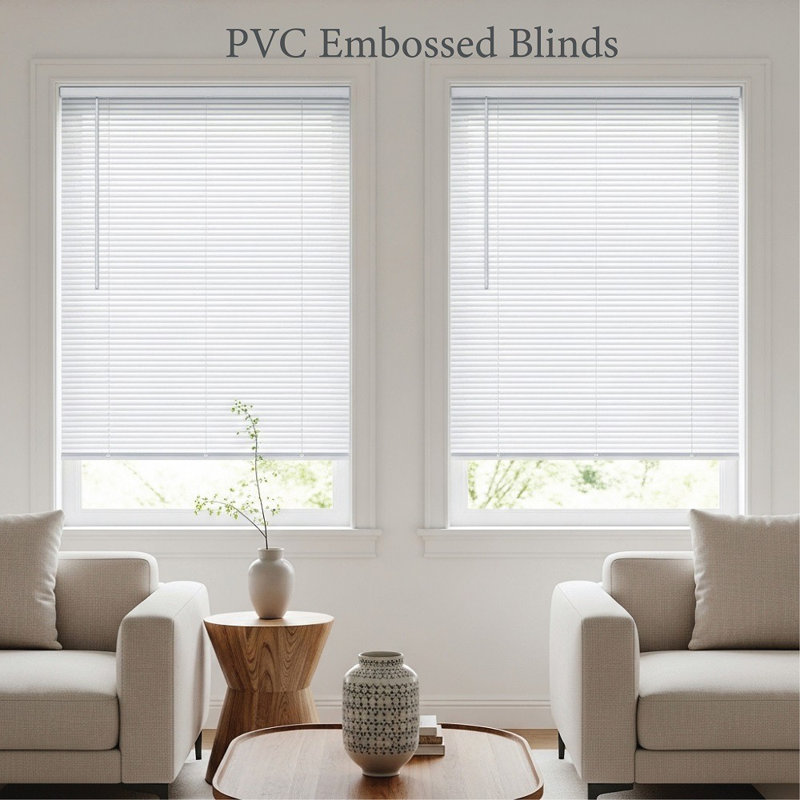 Room Darkening Venetian Blind, White, 150 cm L x 210 cm W
