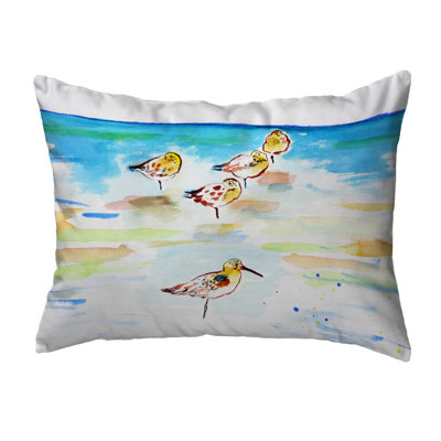  Housse et insert de coussin rectangulaire d'extérieur Cinq Sanderlings