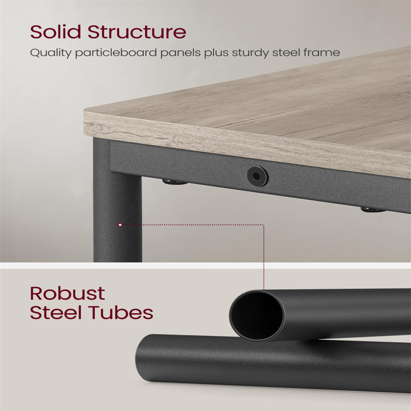Sushil End Table, Grey Wood