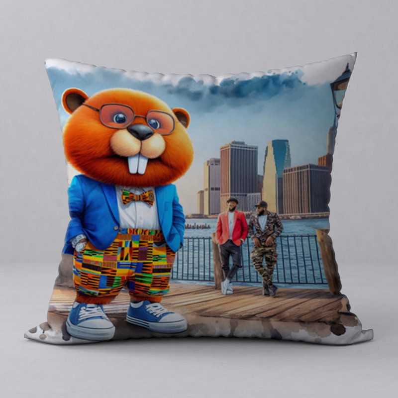 Polyester Throw Square Pillow Cover & Insert