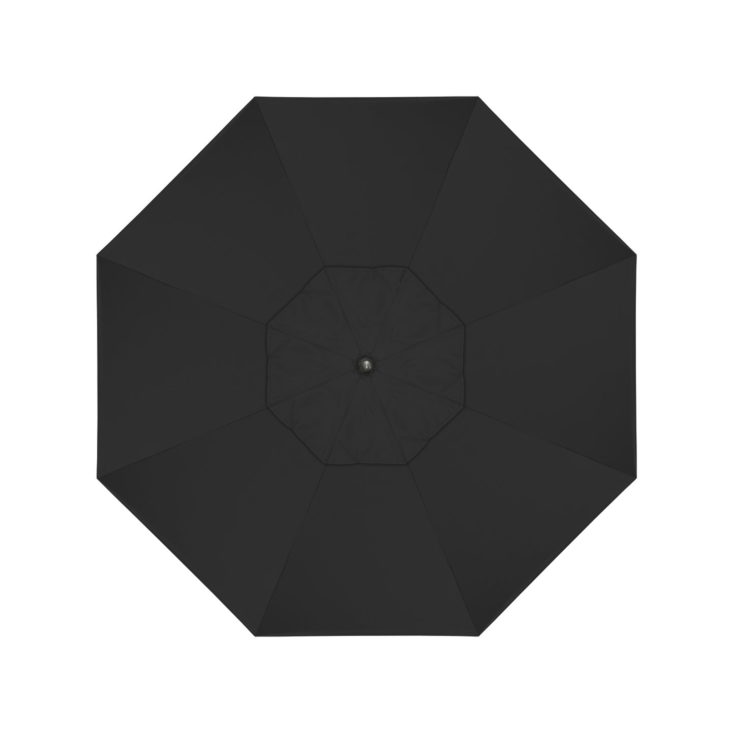 9' Market Sunbrella Umbrella, Canvas Black Sunbrella® Canvas