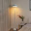 Lampe sur pied avec abat-jour blanc poli 63 po Ohler