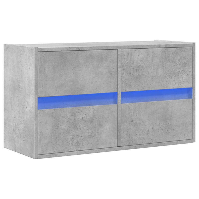Yes_No_No_Yes_No Unfinished TV Stand, 80cm, Concrete Grey
