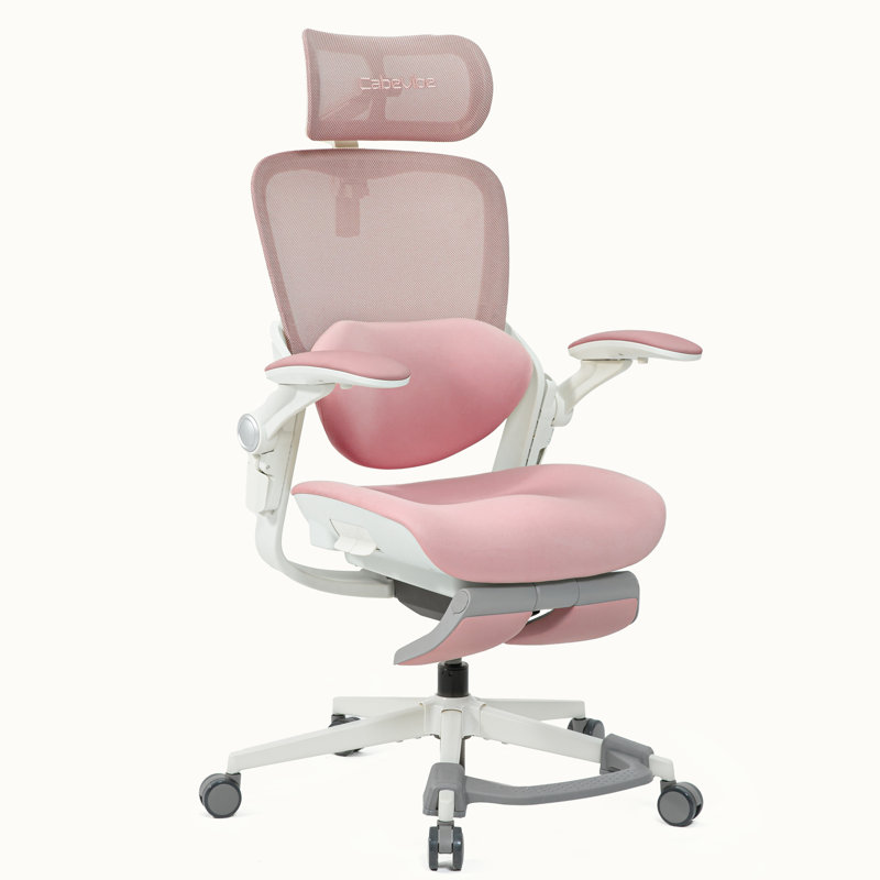 Cablady S2 Ergonomic Office Chair in Pink, Pink