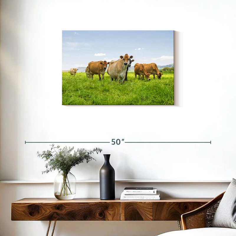 Farm Cattle, 20" H x 30" W