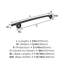 Barre à serviettes murale arrondi™-32218885