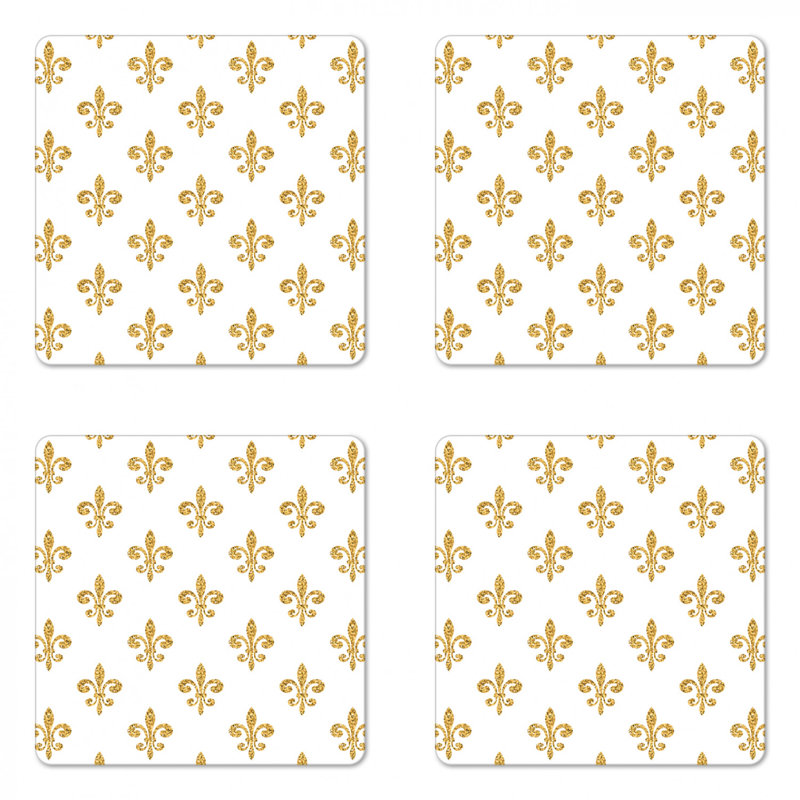 Sous-verre fleur de lis