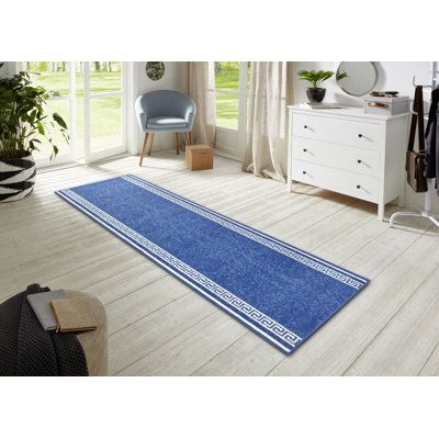 Flatweave Blue Rug