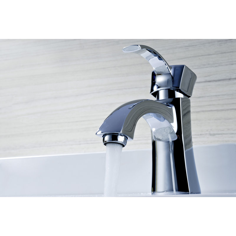 Alto Single-handle Bathroom Faucet with Drain Assembly, Polished Chrome