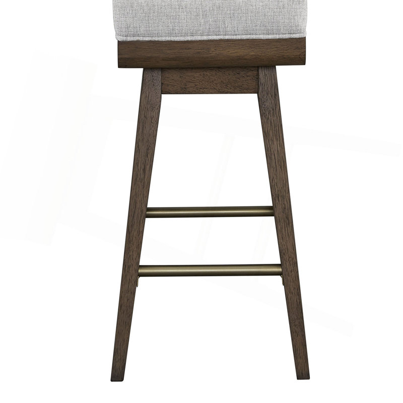 Swivel  Counter Stool - Avenger Pumise (Set Of 2), Light Brown