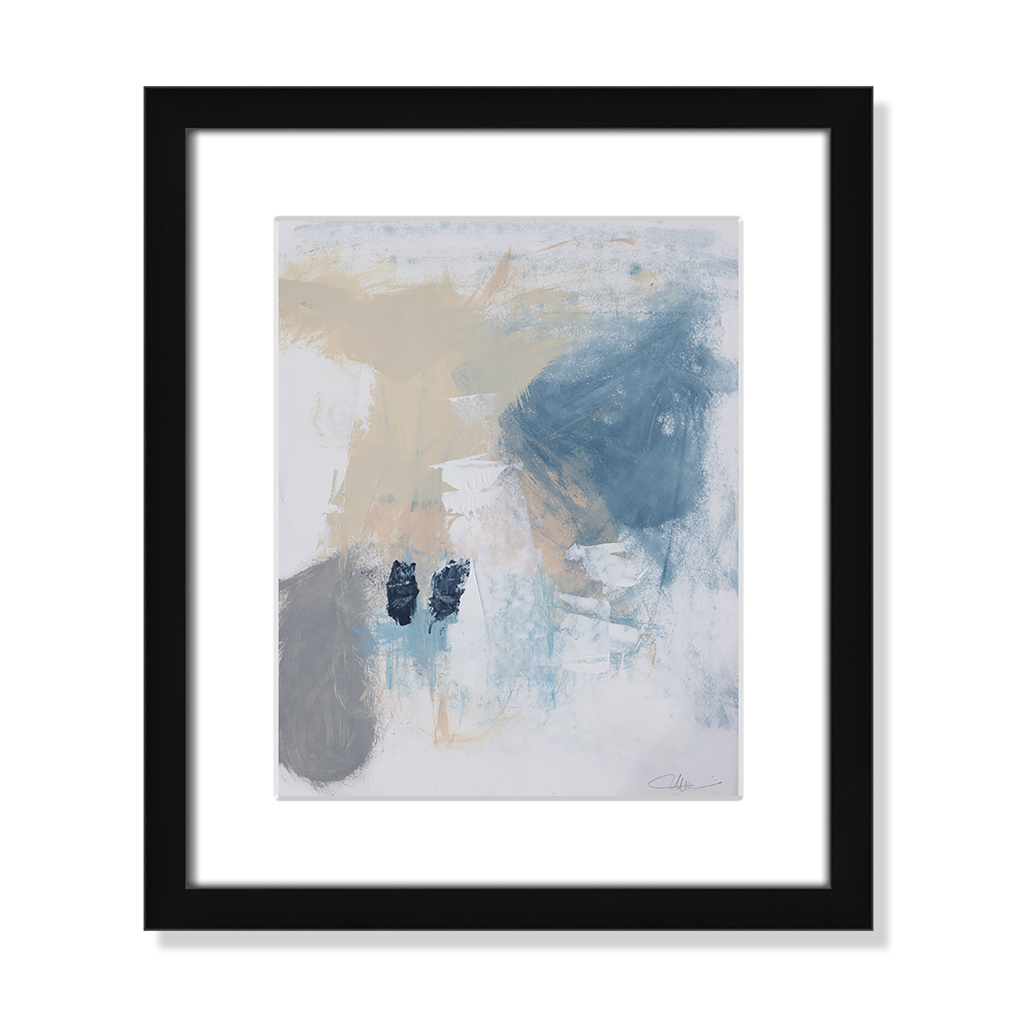 Coastal Carnival II Print by Casa Fine Arts, White, Black Single Picture Framed Paper, 15" H x 13" W x 1.25" D