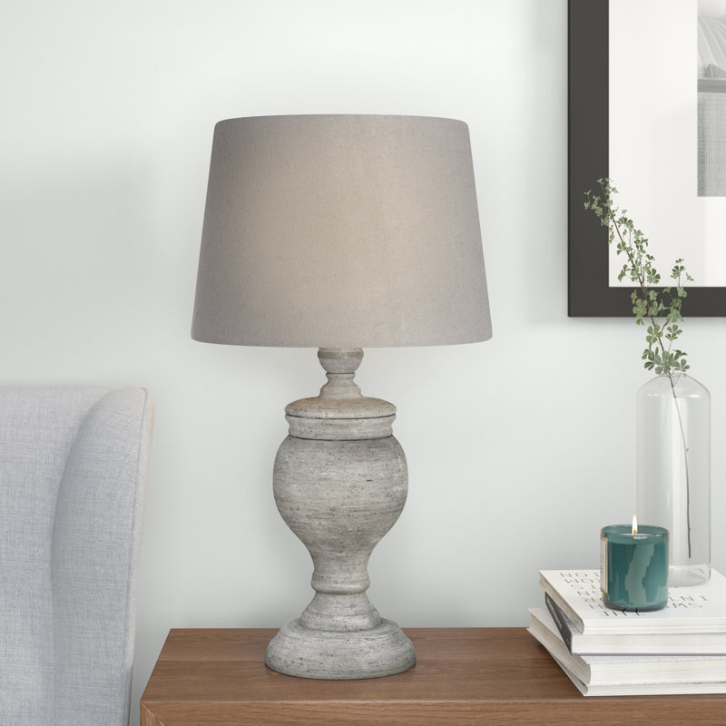 Meyer Wood Table Lamp, 46cm H x 30cm W x 30cm D