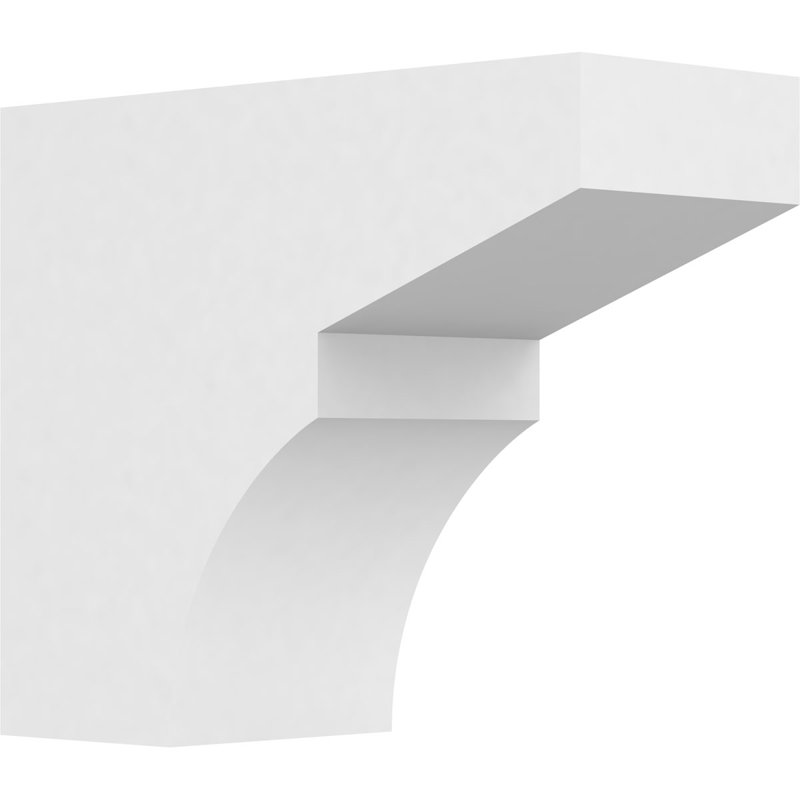 5"W x 10"H x 12"L Standard Monterey Architectural Grade PVC Rafter Tail, 10"H x 5"W x 12"D