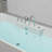 59 " L x 29.5 " W Freestanding and Mounting / Installation Required Whirlpool Plastic / Acrylic Bathtub with Faucet