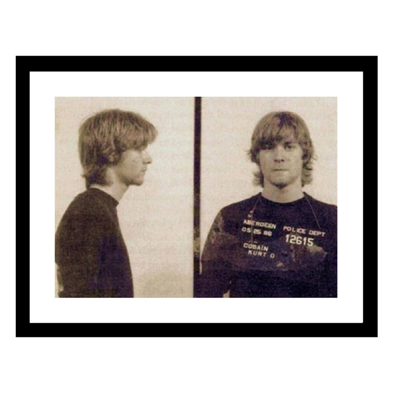 Kurt Cobain 1986 - Single Picture Frame Photograph