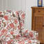 Chaise d'appoint l 27,95 po avec pieds en bois