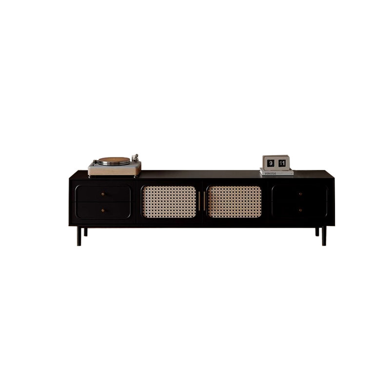 Meuble télé rétro de style français, L 86,61 po