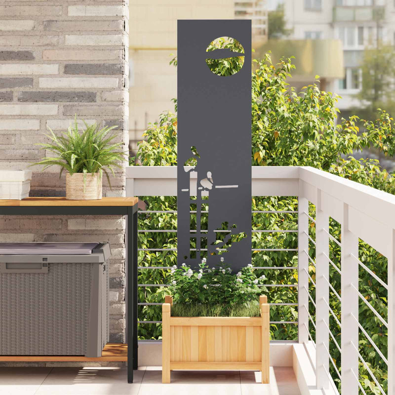 vidaXL Garden Privacy Screen Partition Outdoor Decor Modern Decorative Barrier
