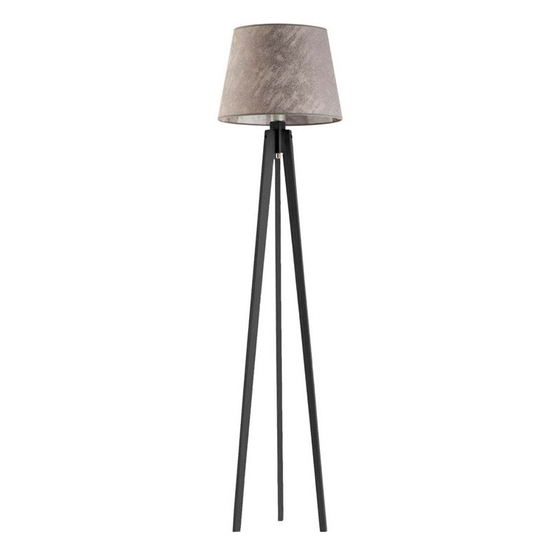 Araby 158cm Tripod Floor Lamp, Brown, Black
