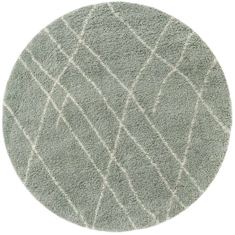 Lorelee Abstract Indoor Rug, Round 6'