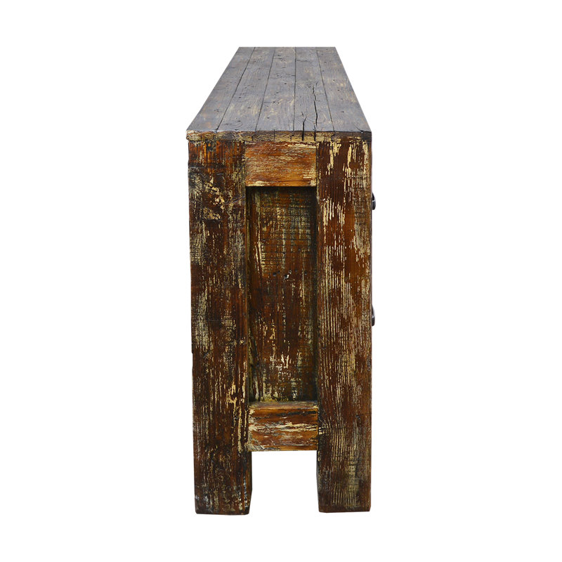 Solid Wood Distressed Sideboard
