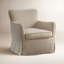 Devon Slipcover Swivel Chair-Broadway Dune-902086297