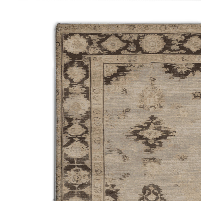 Tapis gris intérieur et extérieur surteint, Rectangulaire 2 pi x 3 pi
