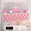 Crown-Style Upholstered Metal Canopy Storage Bed with LED Light & Charging Port-129466444-129466447