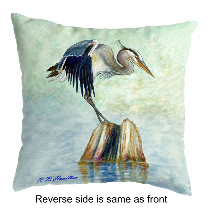 Outdoor Reversible Throw Pillow, 12" x 12"