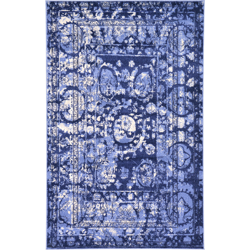 Godina Abstract Indoor Rug, Rectangle 5'1" x 8'