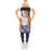 No Pattern Bib Apron