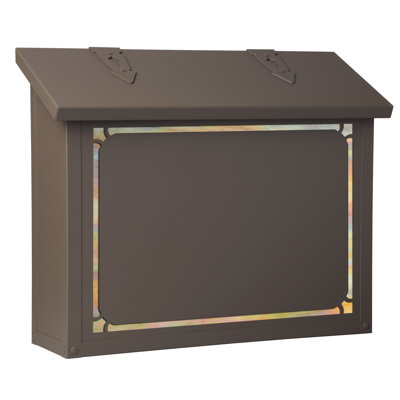 Monarch Metal Wall Mounted Mailbox