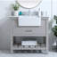 Meuble-lavabo simple 36 po Pelaghia-57367889
