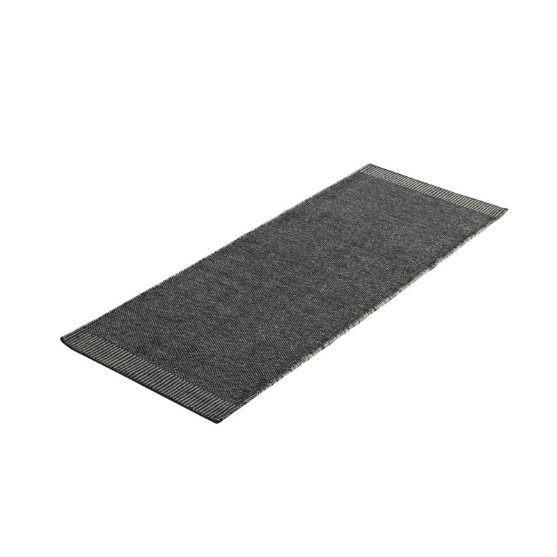 Gray Rombo Rug, Runner 2'4" x 6'5"