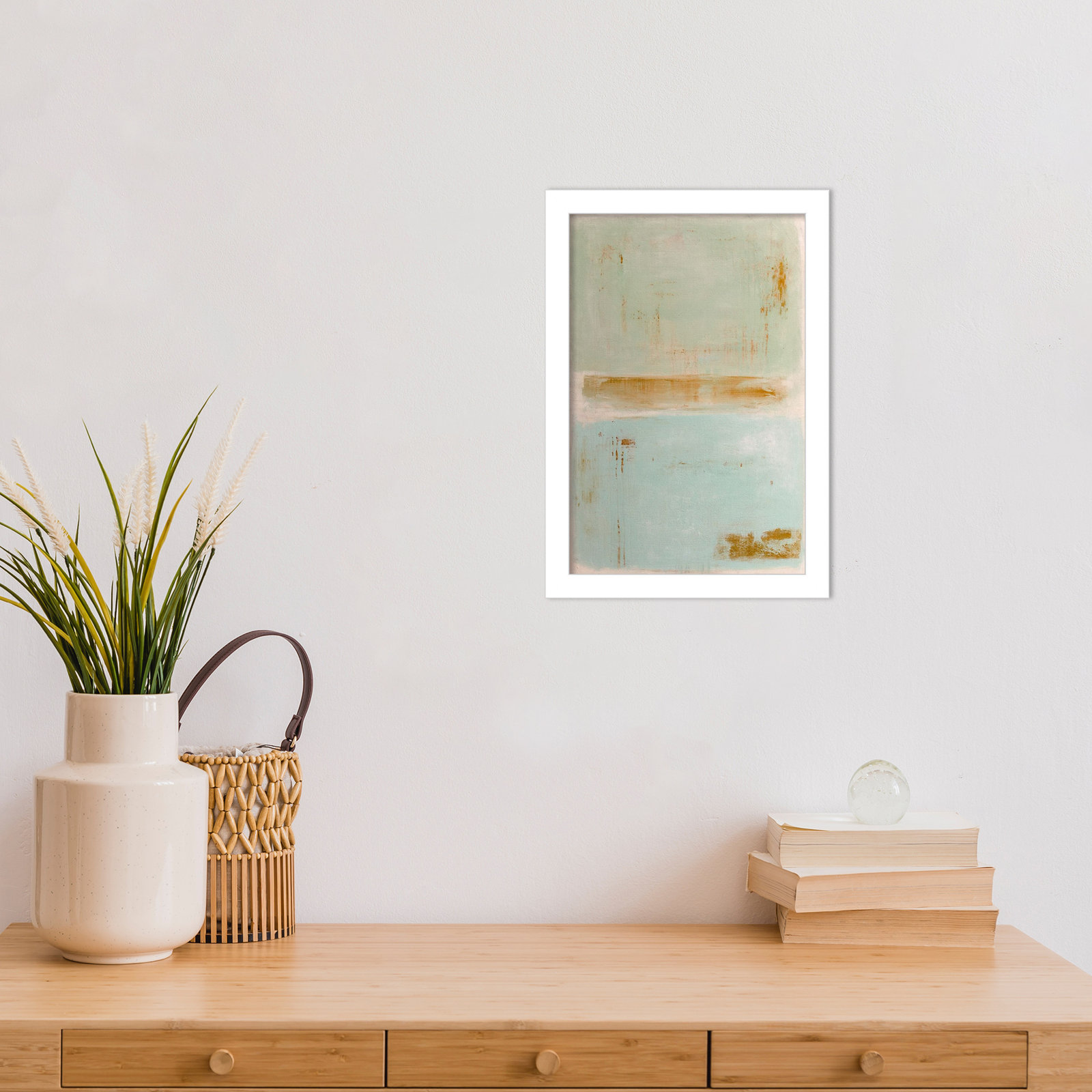 Soft Sided Print by Erin Ashley, 13" H x 9" W, White