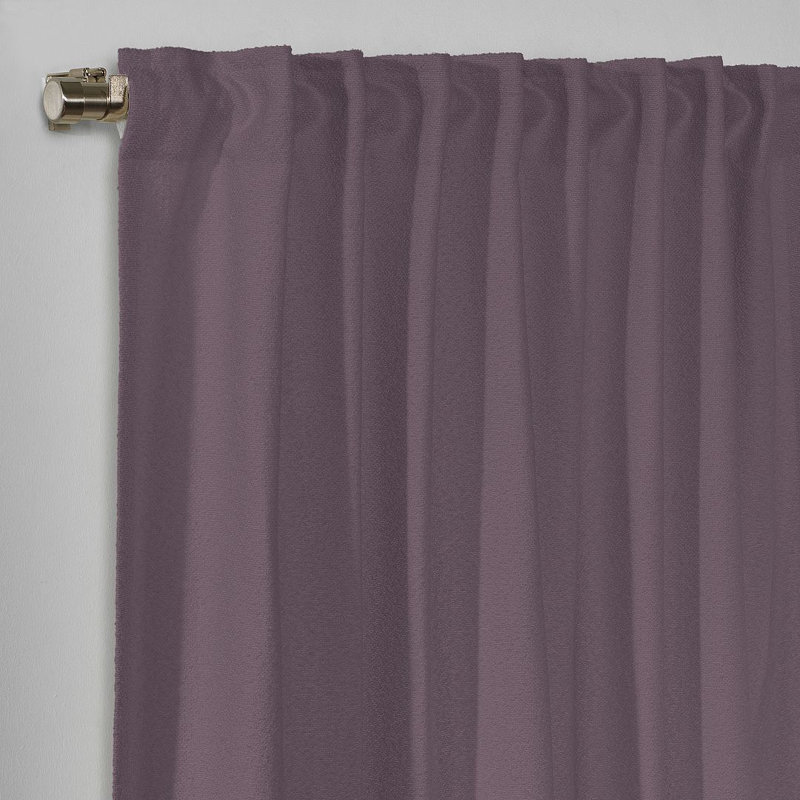 Extra Long & Extra Wide Polyester Decorative Curtain Single Panel, 52" W x 100" L, Eminence