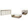 Shadow Play Floor Shelf Coffee Table with Storage