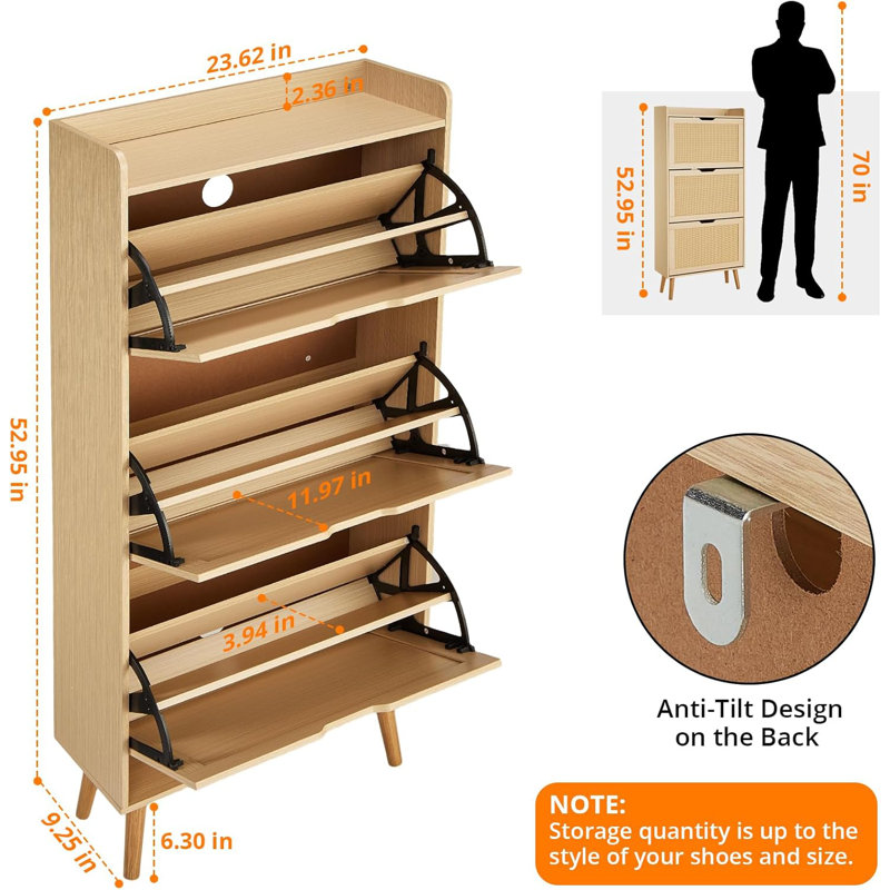 12 Pair Shoe Storage