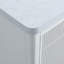 Meuble-lavabo simple blanc pré-assemblé de 36 po avec comptoir et dosseret pré-assemblés-130531666