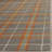 Marotta Hand Loomed Wool Viscose Plaid Rug in Gray/Orange-19782921