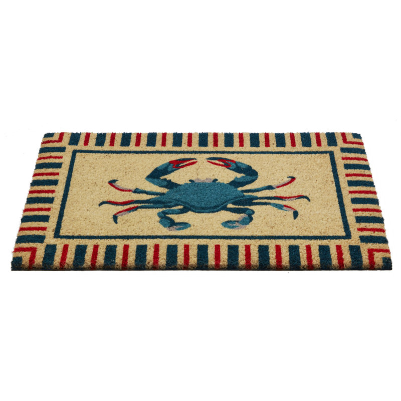 Stripe Crab Doormats 18x30