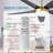 56" 5 - Blade Reversible Ceiling Fan With LED Light and Remote Control