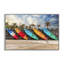 Giclée encadrée de kayaks et de palmiers colorés, design par Richard Silver-649996090-649996092