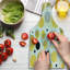 Planche à découper en verre trempé à pois Ambesonne