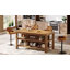 Solid Wood Kitchen Island-299697396