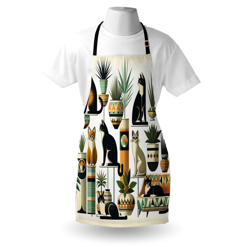 No Pattern Bib Apron