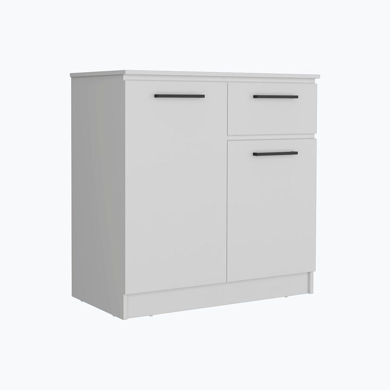 Commode 1 tiroir Cheddington, Blanc