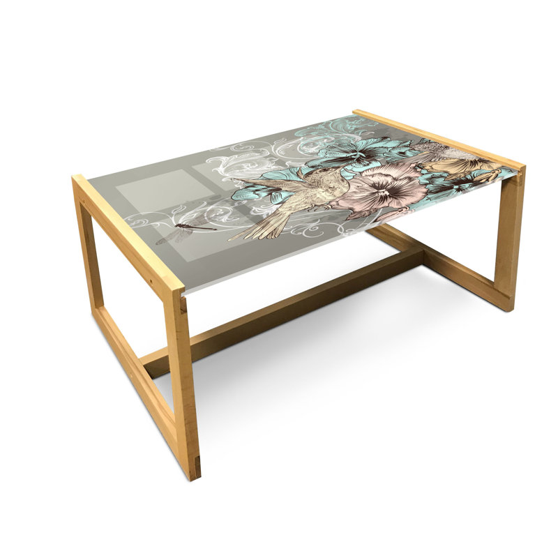 Jamia Trestle Coffee Table, 40cm H x 91cm W x 62cm D