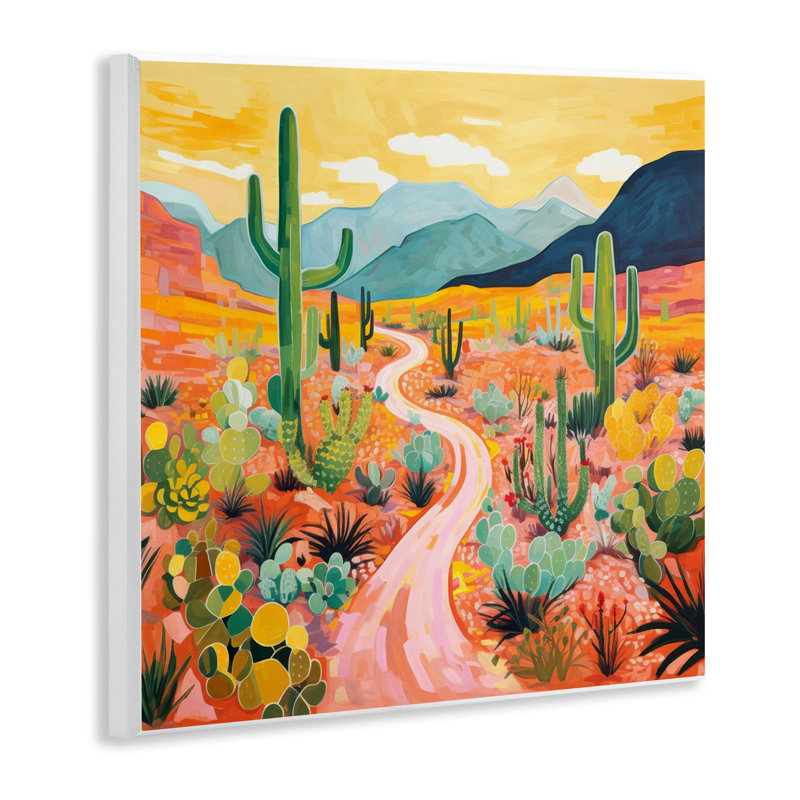  Art mural, "Sunrise over Desert Path" par LSR Design Studio